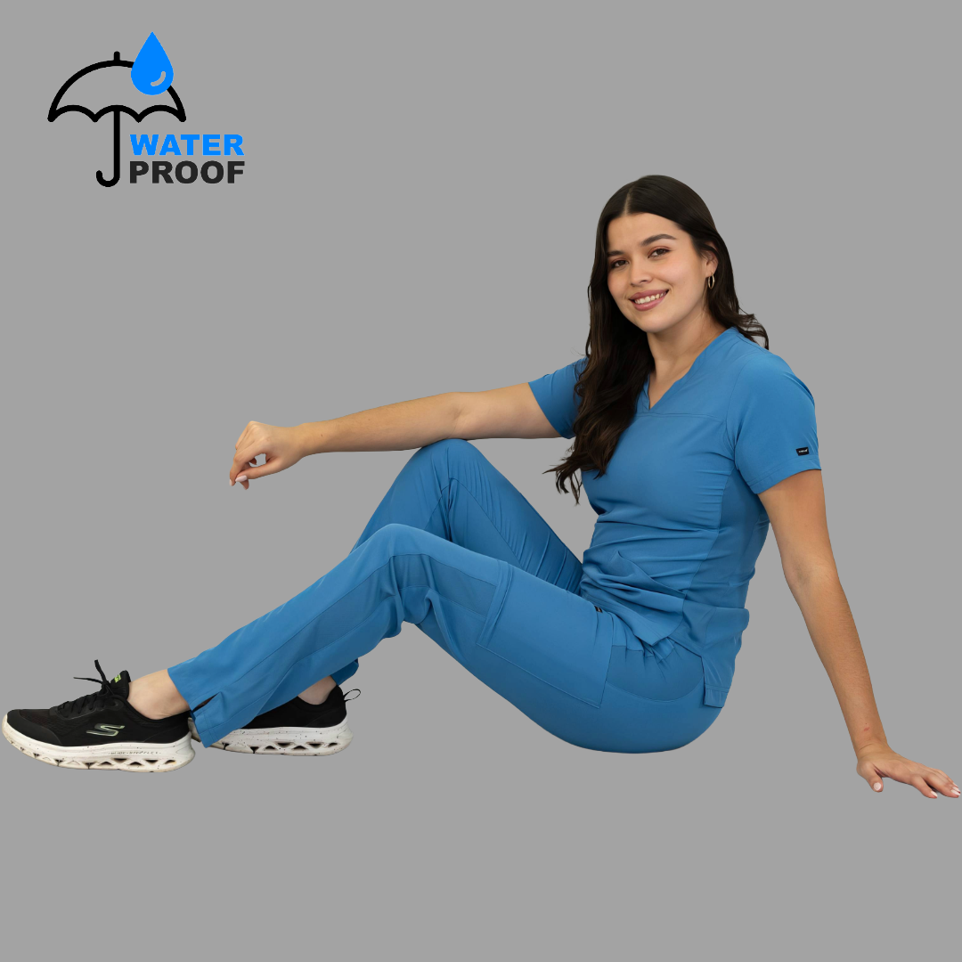 Pantalon Mujer 530 Quirúrgico Azul Plumbago Relaxed, Scrubs 530