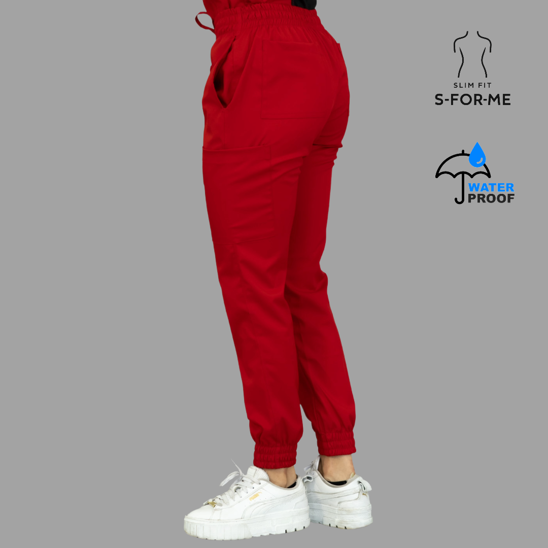 Jogger Mujer 501 Quirurgico Rojo lotus
