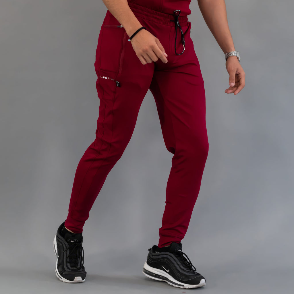 Jogger Quirúrgico Vino Hombre Super Stretch, Scrubs 920