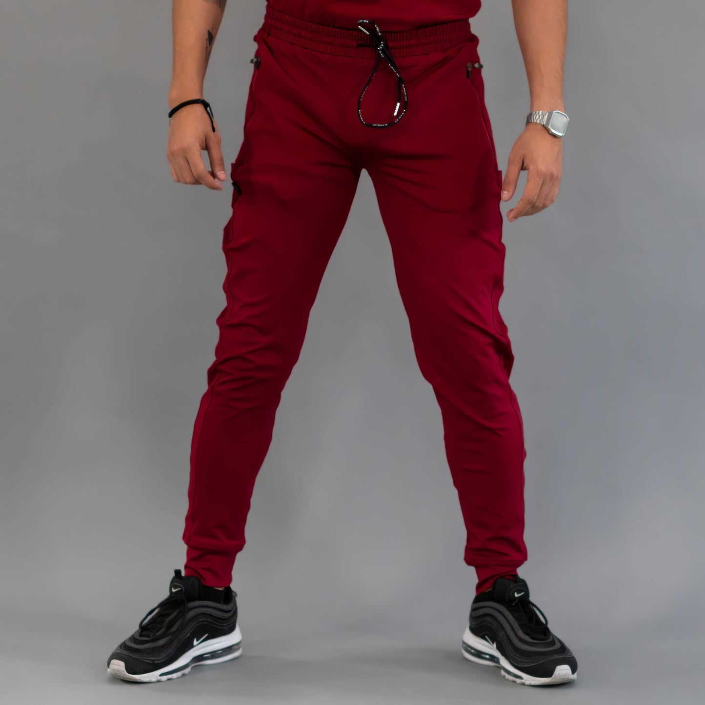 Jogger Quirúrgico Vino Hombre Super Stretch, Scrubs 920