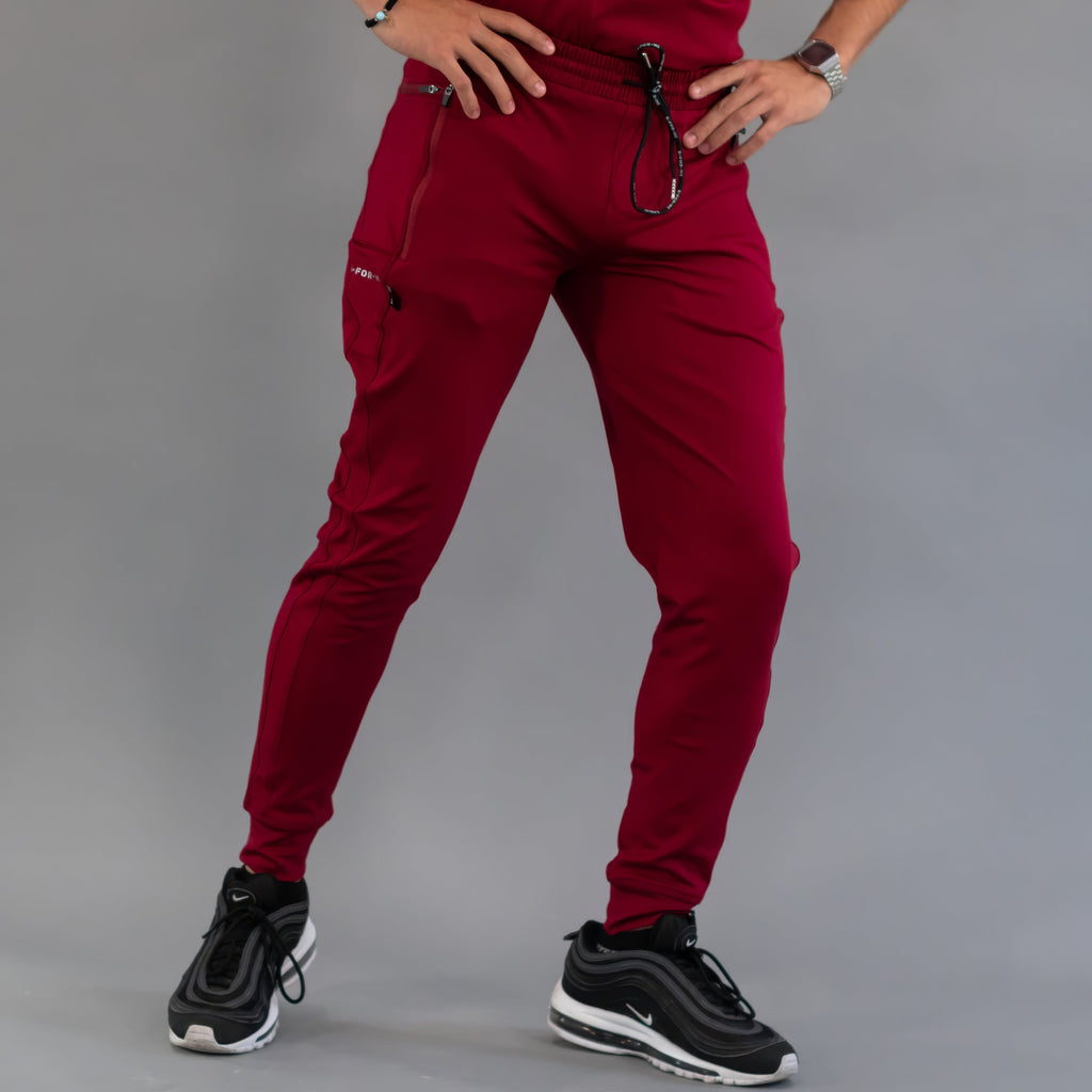 Jogger Quirúrgico Vino Hombre Super Stretch, Scrubs 920
