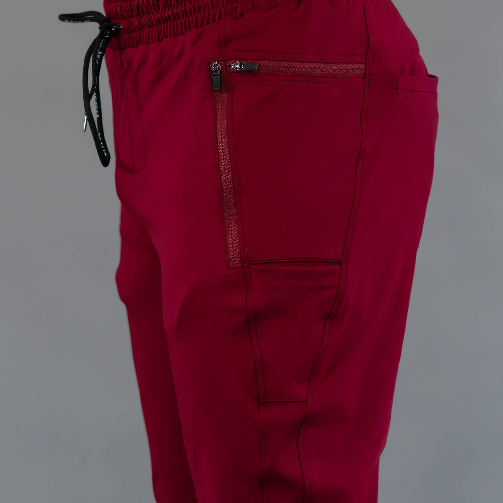 Jogger Quirúrgico Vino Hombre Super Stretch, Scrubs 920