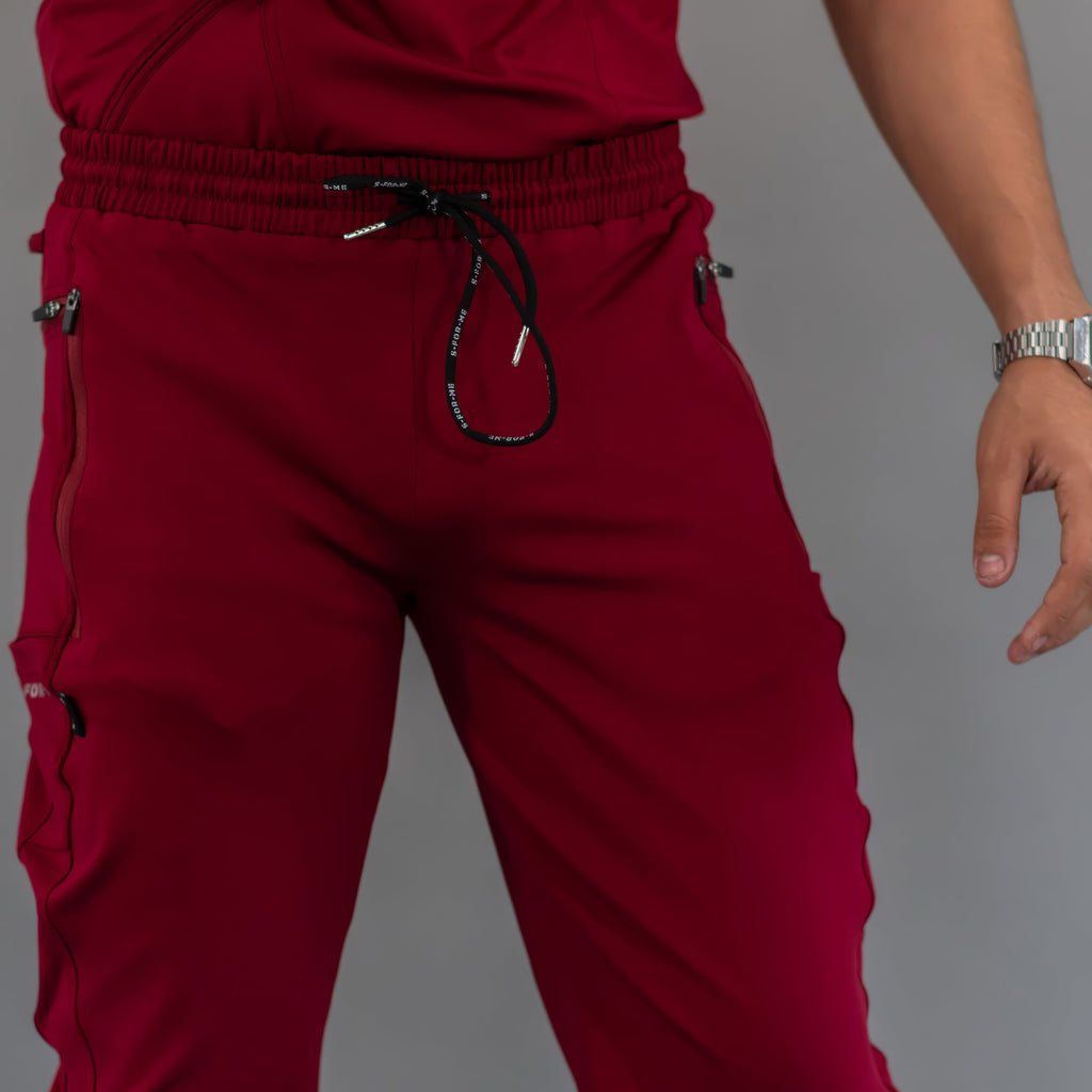 Jogger Quirúrgico Vino Hombre Super Stretch, Scrubs 920