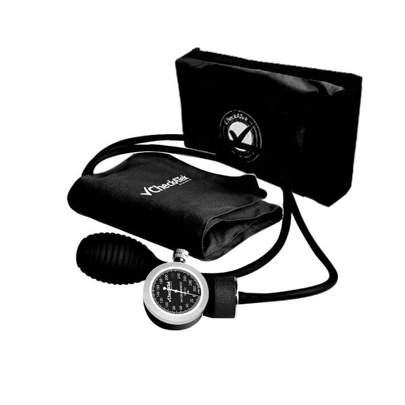 Kit Doble Baumanometro  Aneroide Negro (Incluye Estetoscopio)