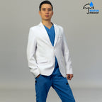 saco medico alviero blanco hombre uso profesional Sandel Medica