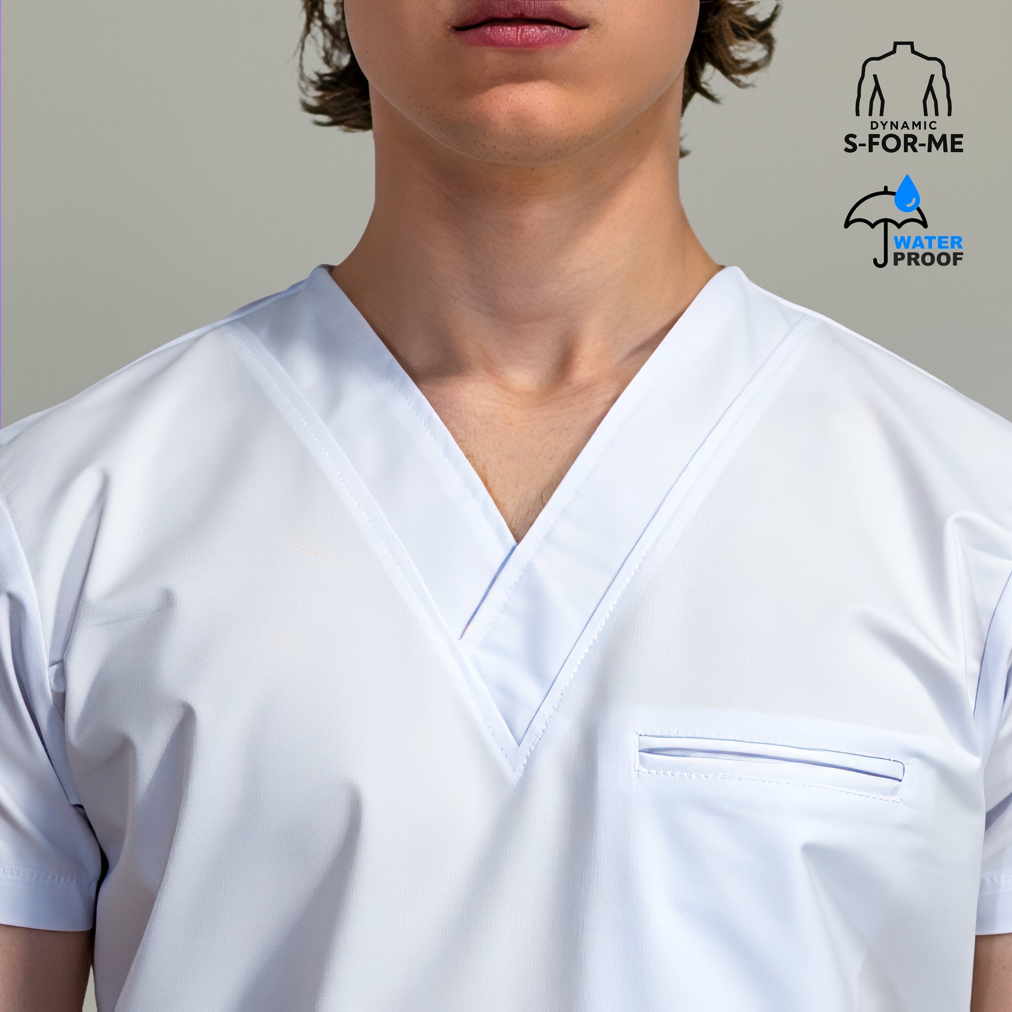 filipina 501 blanco hombre vista frontal Sandel Medica
