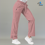 Pantalón Palo de Rosa Dark 502 Pierna Amplia Quirúrgico Mujer Antifluido Relaxed