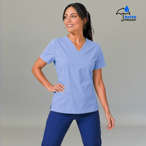 Filipina 502 Quirúrgica Mujer Azul Plumbago Antifluido FW