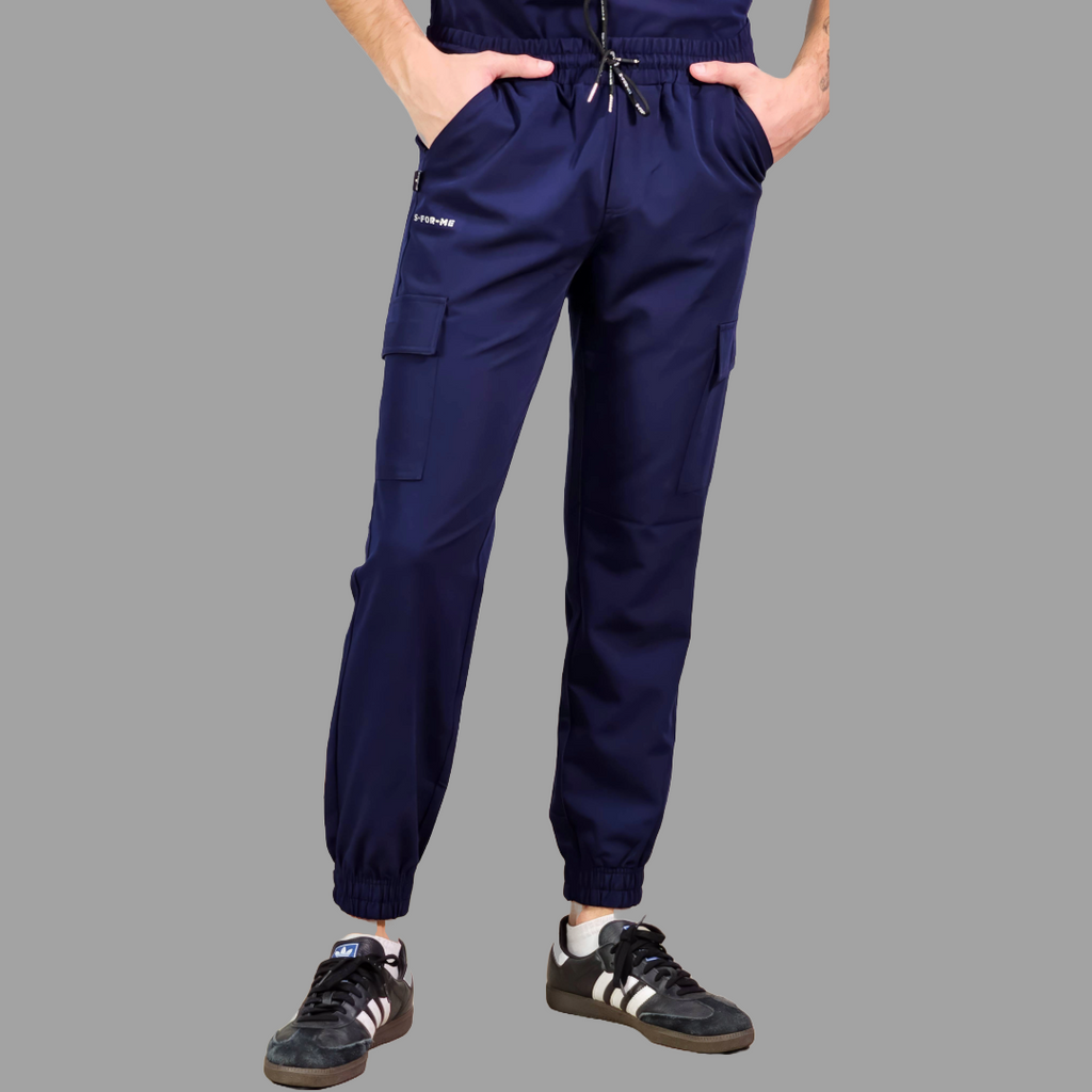 Jogger Antifluido Hombre 300 Azul Marino