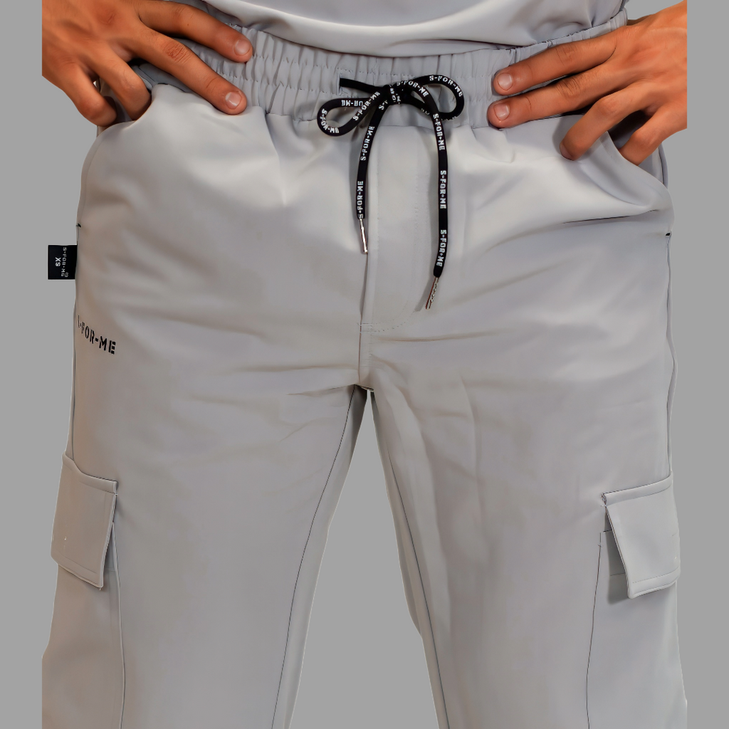 Jogger Quirurgico Antifluido Hombre Gris Perla, Scrubs 300