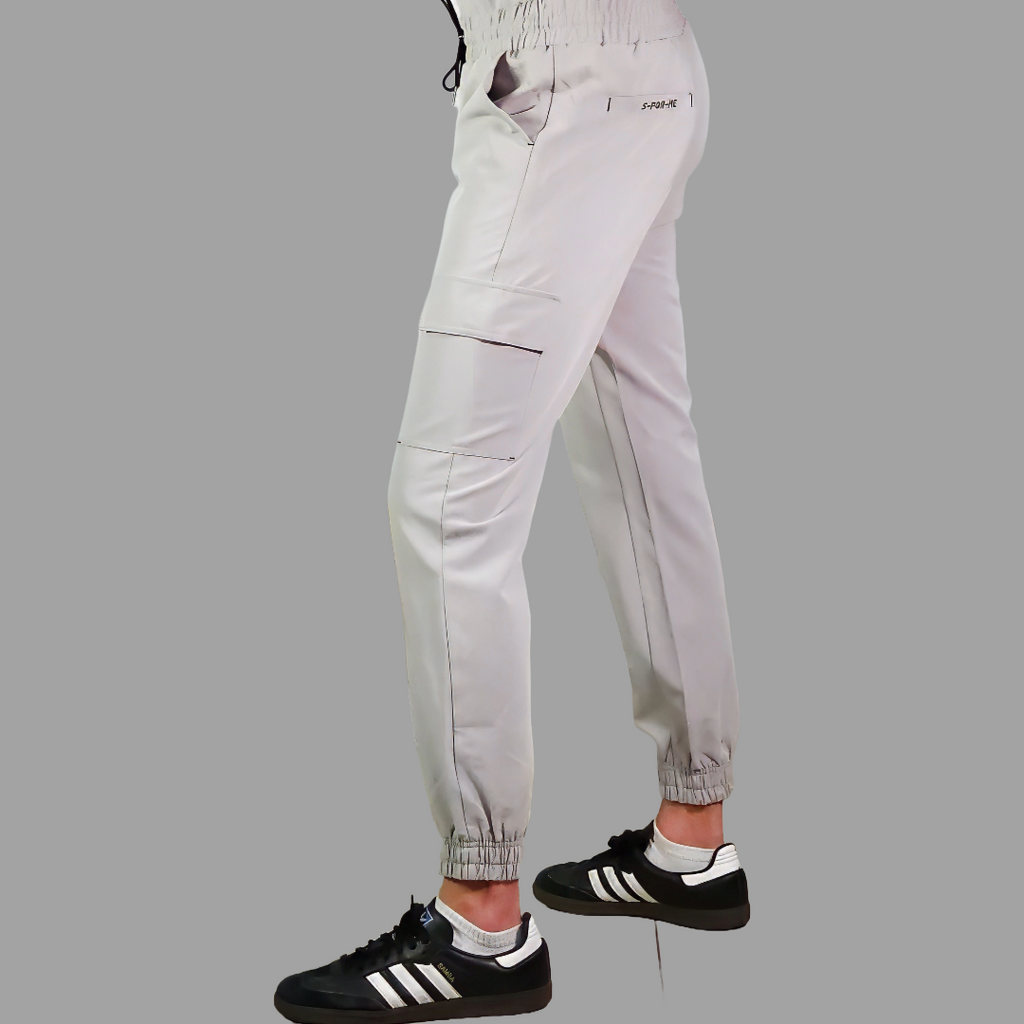 Jogger Quirurgico Antifluido Hombre Gris Perla, Scrubs 300