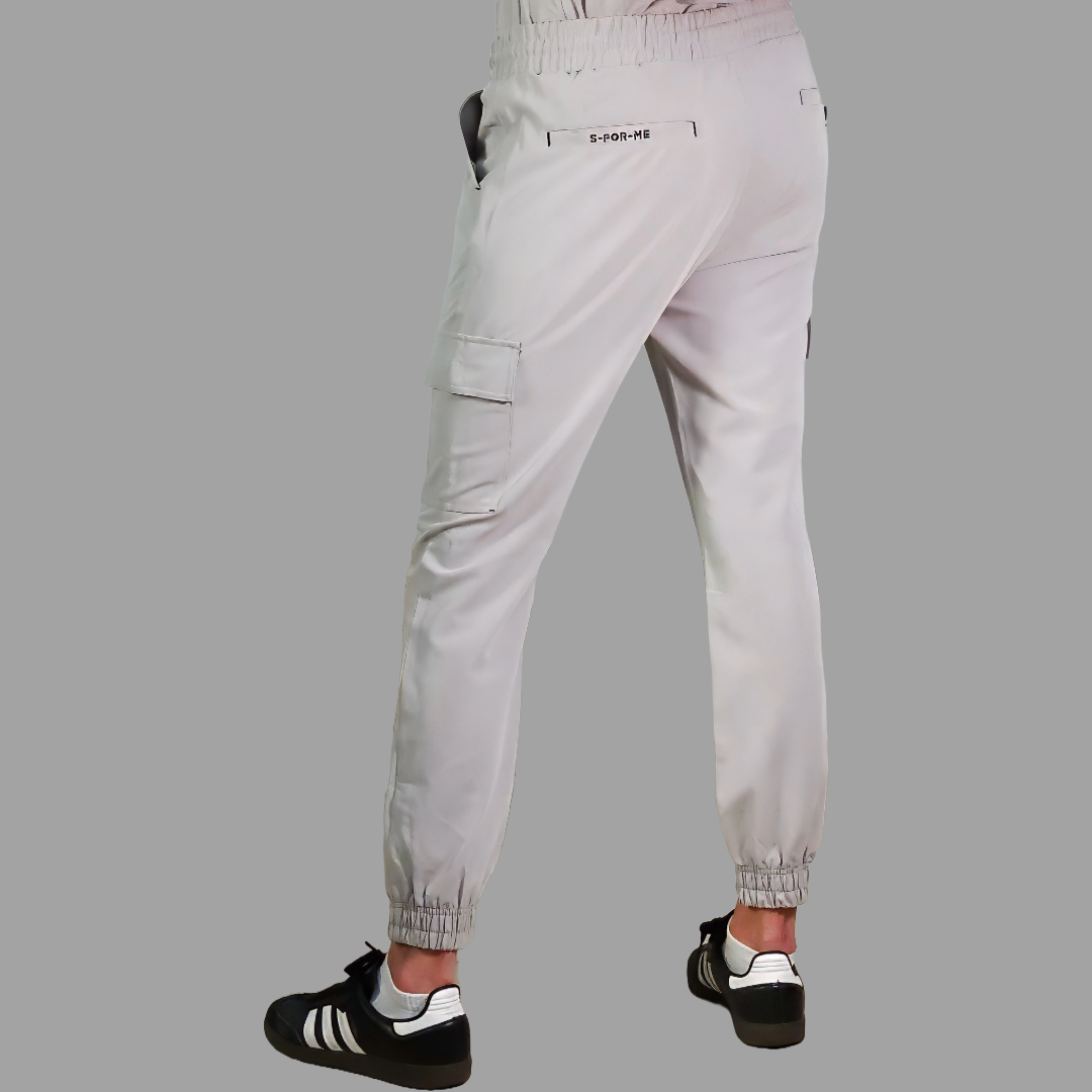 Jogger Quirurgico Antifluido Hombre Gris Perla, Scrubs 300