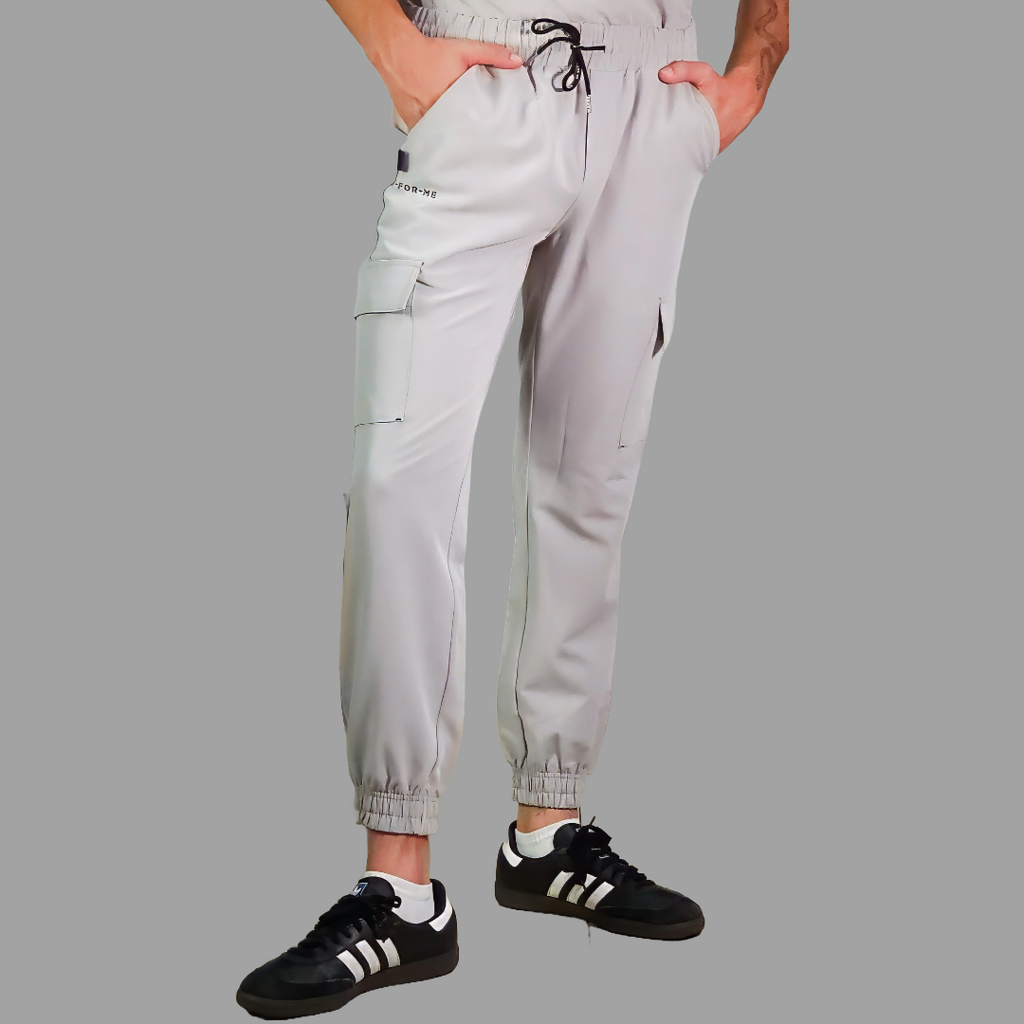 Jogger Quirurgico Antifluido Hombre Gris Perla, Scrubs 300