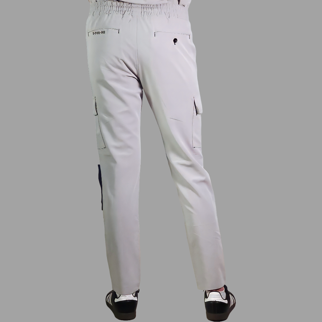 Pantalon Quirurgico Antifluido Hombre Gris Perla, Scrubs 300