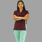 Filipina Médica para Mujer S-Forme Modelo 930 Vino/Menta Superstretch