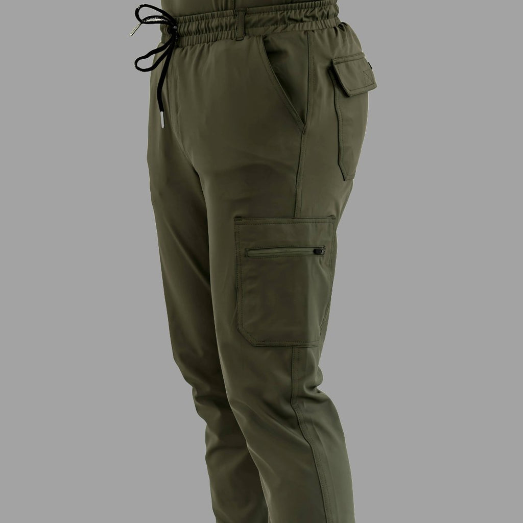 pantalon quirurgico 930 hombre verde olivo imagen 6 Sandel Medica
