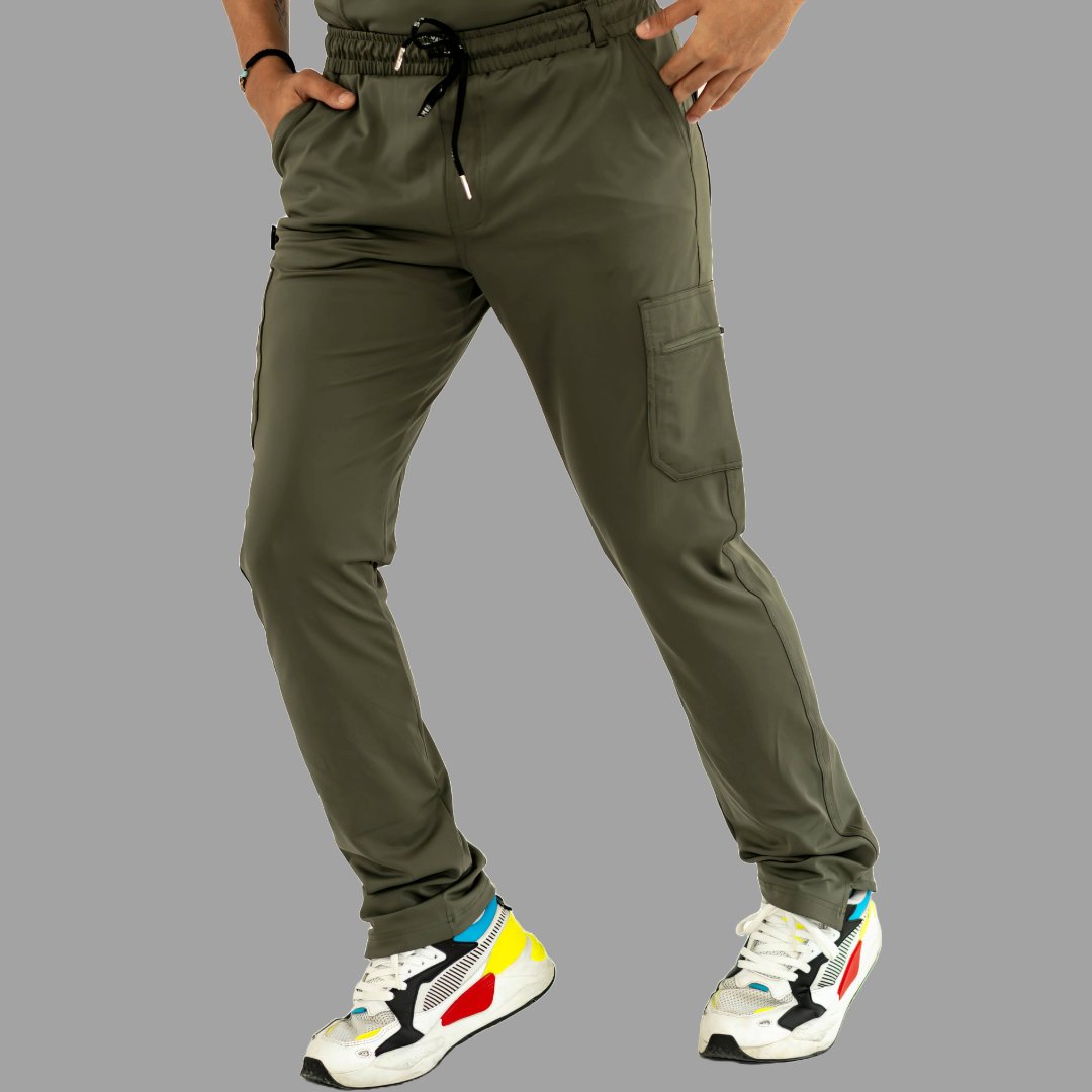 pantalon quirurgico 930 hombre verde olivo imagen 4 Sandel Medica