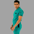 filipina quirurgica 930 hombre verde petroleo azul marino imagen 4 Sandel Medica