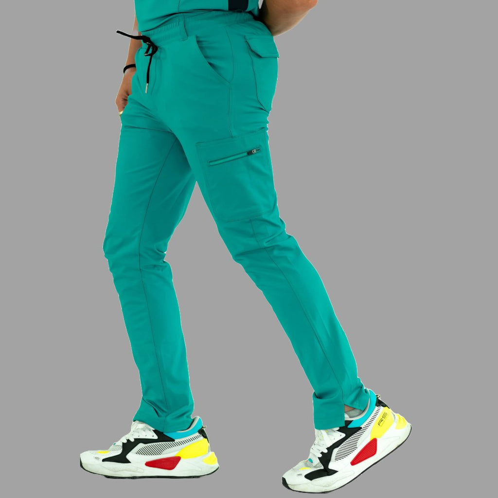 pantalon quirurgico 930 hombre verde petroleo imagen 6 Sandel Medica