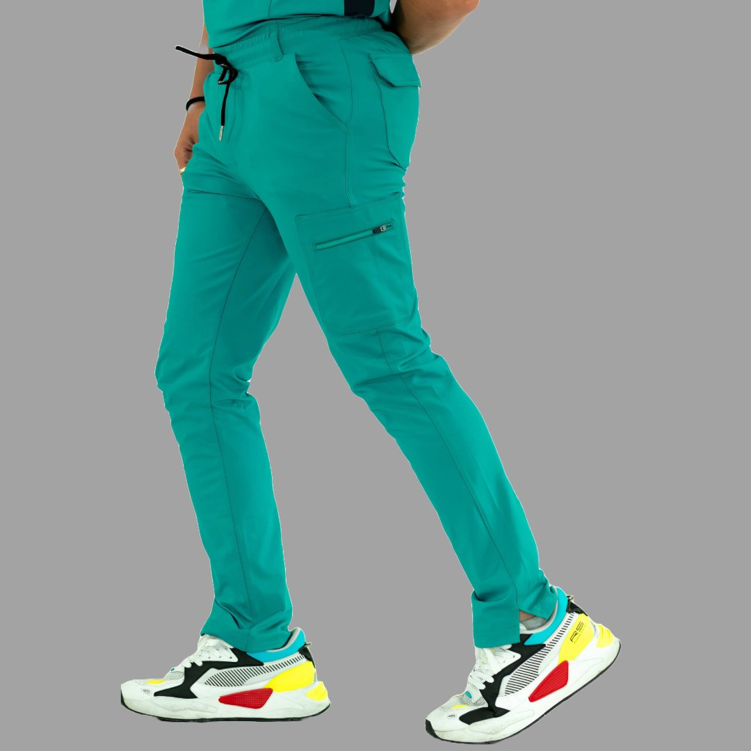 pantalon quirurgico 930 hombre verde petroleo imagen 6 Sandel Medica
