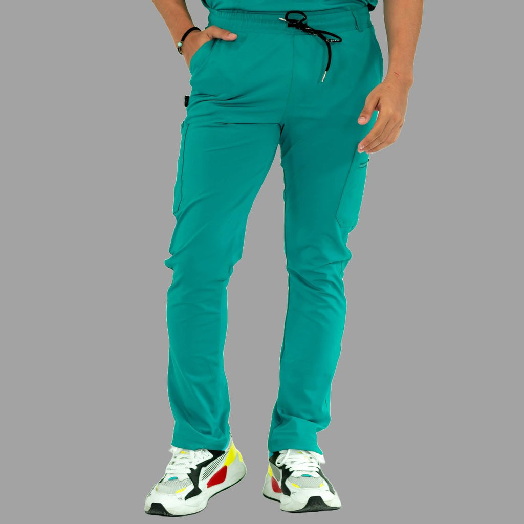 pantalon quirurgico 930 hombre verde petroleo imagen 3 Sandel Medica