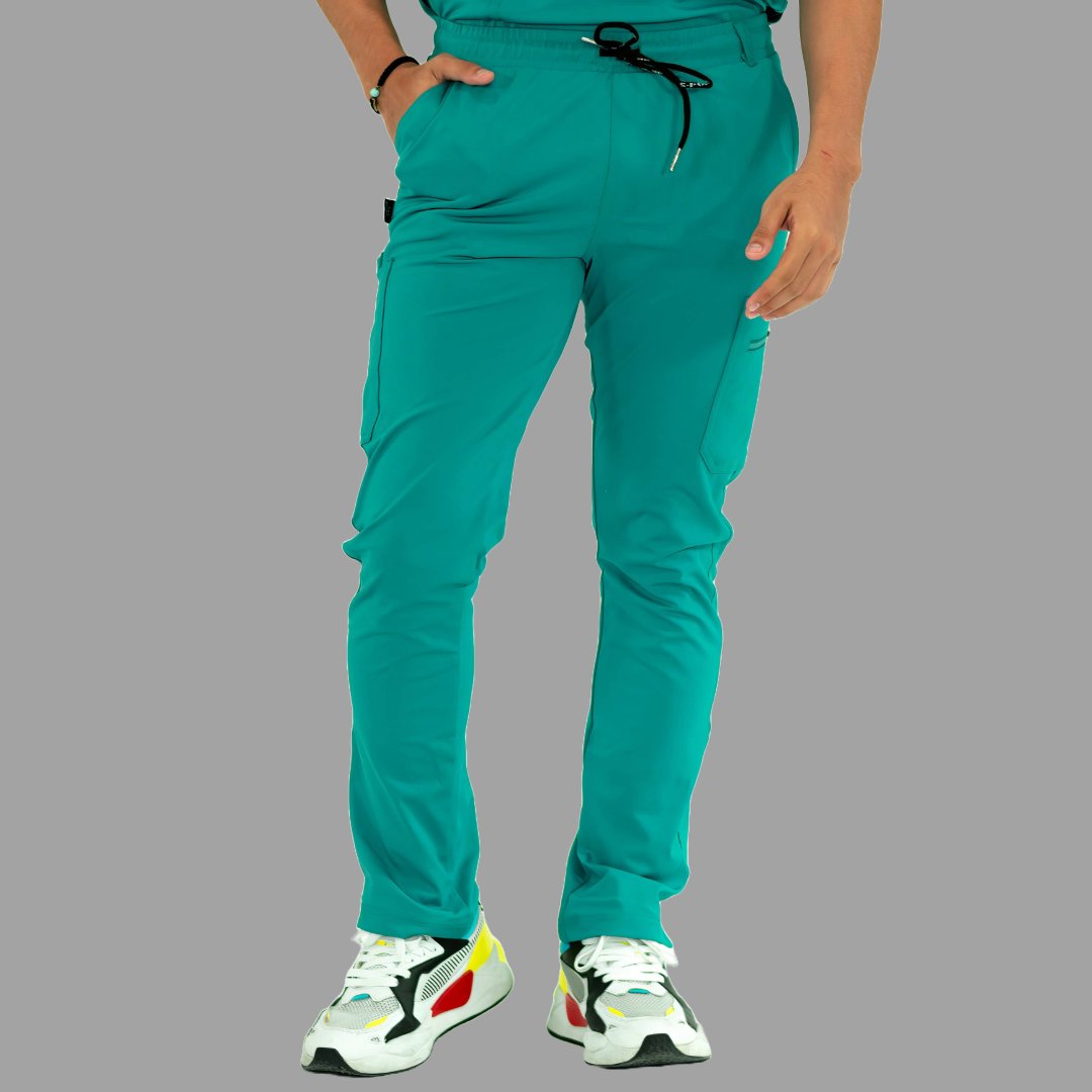 pantalon quirurgico 930 hombre verde petroleo imagen 3 Sandel Medica