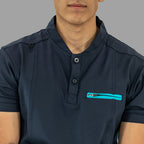filipina quirurgica 930 hombre azul marino verde petroleo imagen 5 Sandel Medica