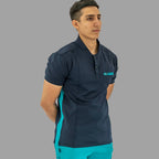 filipina quirurgica 930 hombre azul marino verde petroleo imagen 4 Sandel Medica