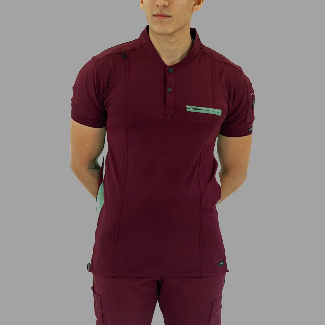 filipina quirurgica 930 hombre vino verde petroleo imagen 4 Sandel Medica