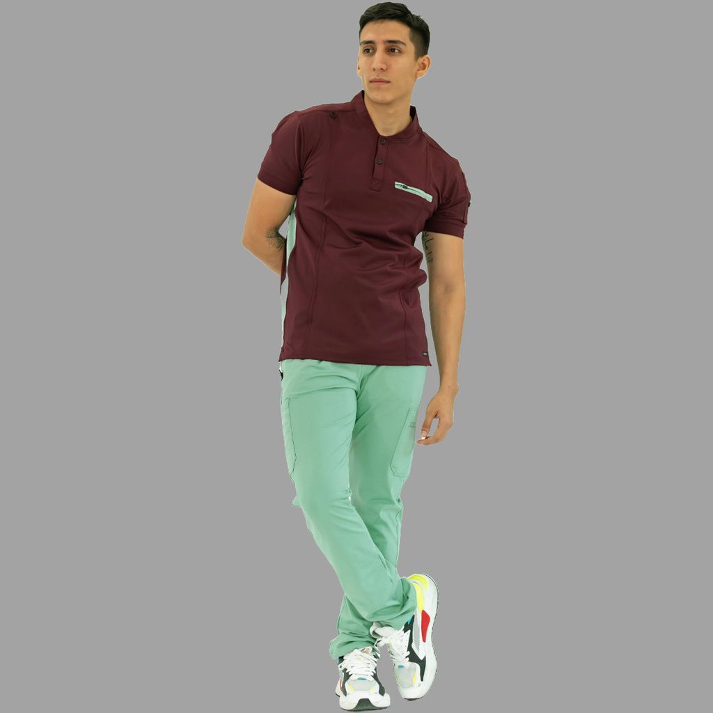 pantalon quirurgico 930 hombre verde brook imagen 7 Sandel Medica