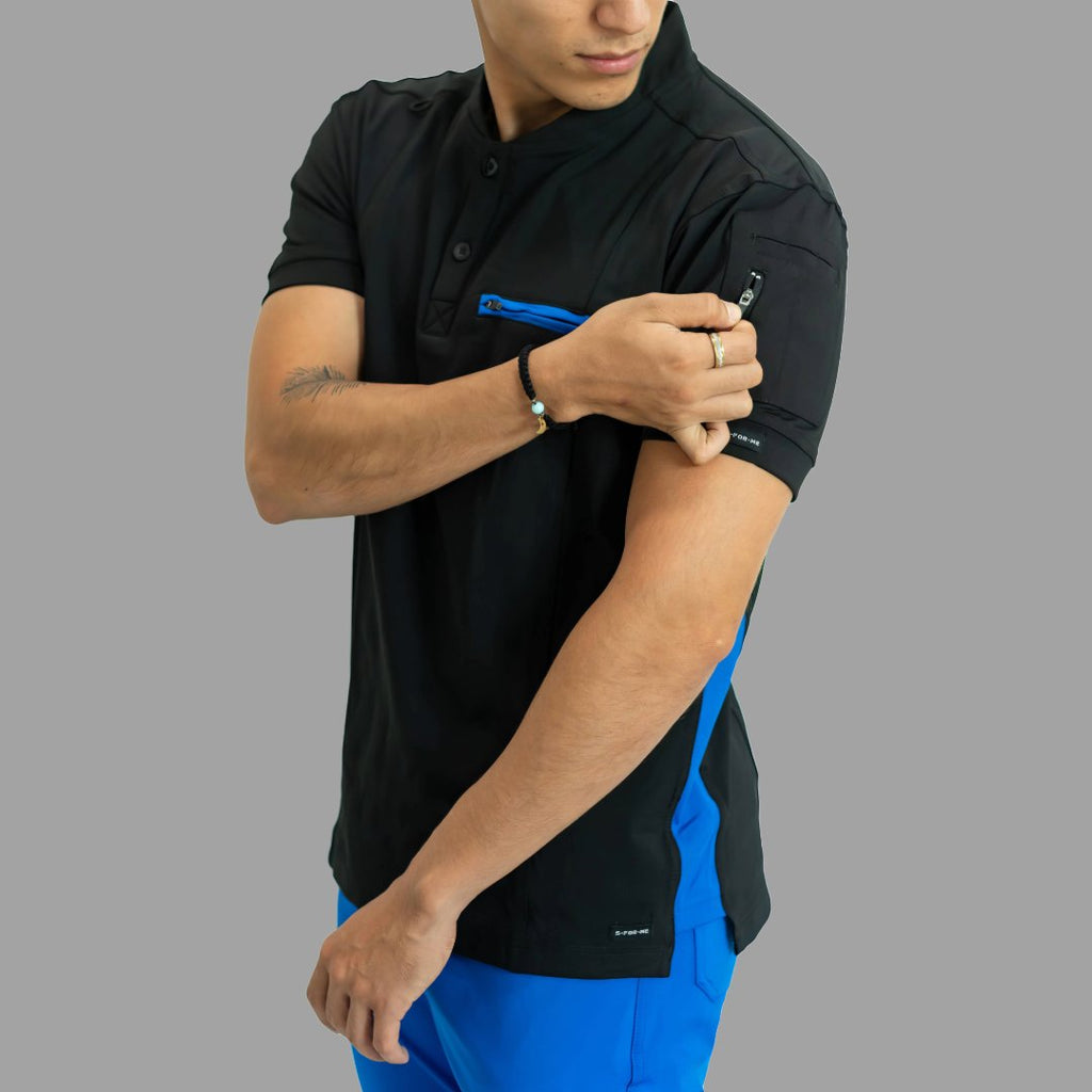 filipina quirurgica 930 hombre negro azul rey imagen 5 Sandel Medica