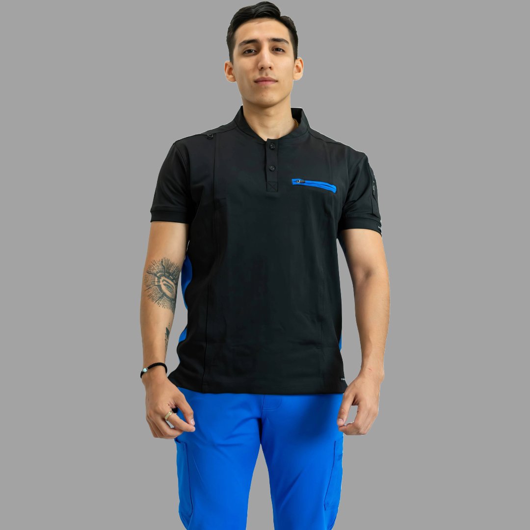 filipina quirurgica 930 hombre negro azul rey imagen 4 Sandel Medica