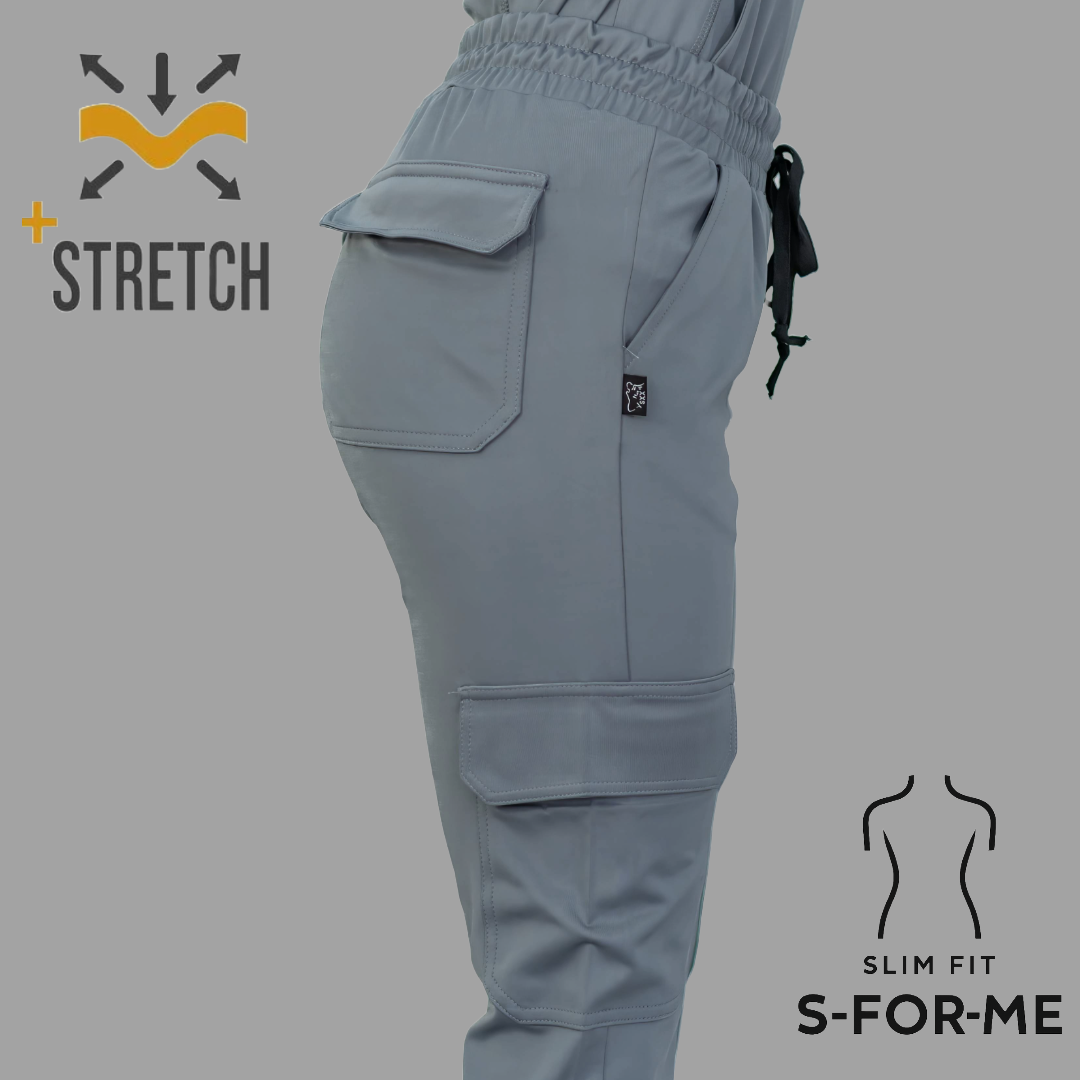 Women's Jogger  910 Gris Medio Super Stretch Scrubs.