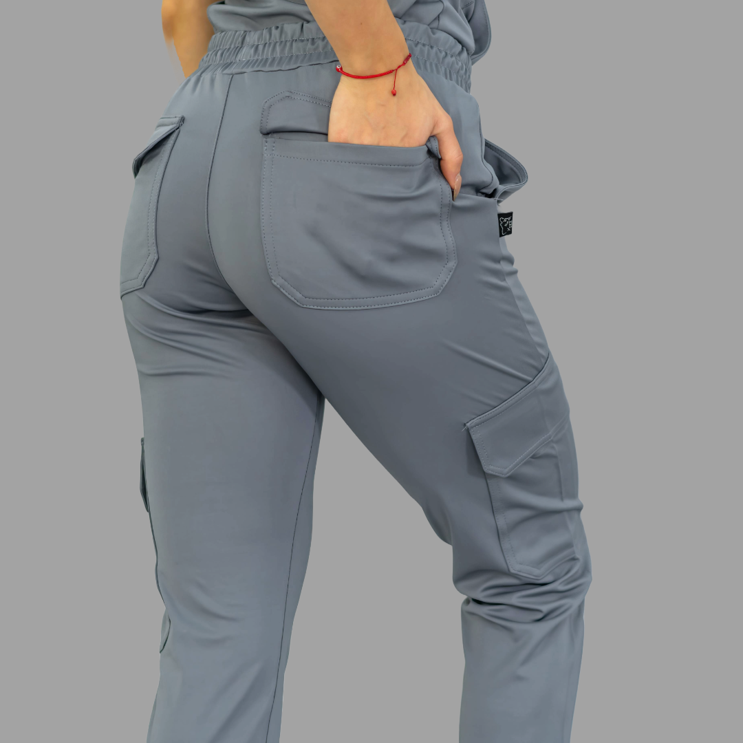Women's Jogger  910 Gris Medio Super Stretch Scrubs.
