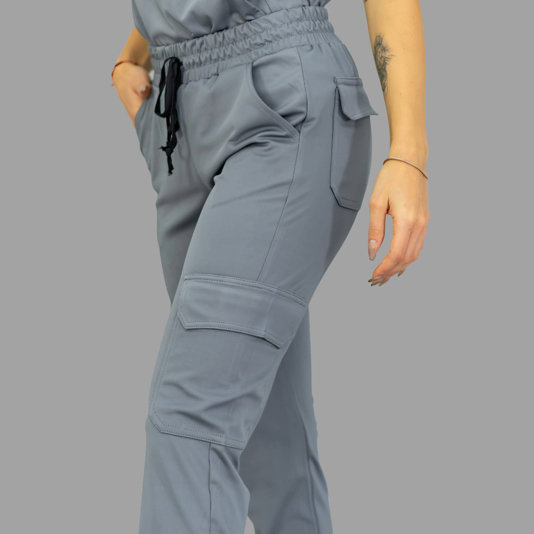 Women's Jogger  910 Gris Medio Super Stretch Scrubs.