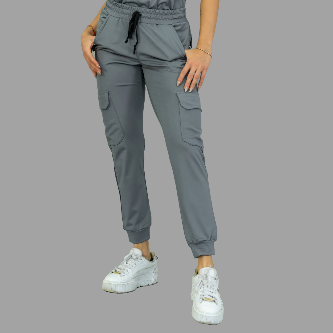Women's Jogger  910 Gris Medio Super Stretch Scrubs.
