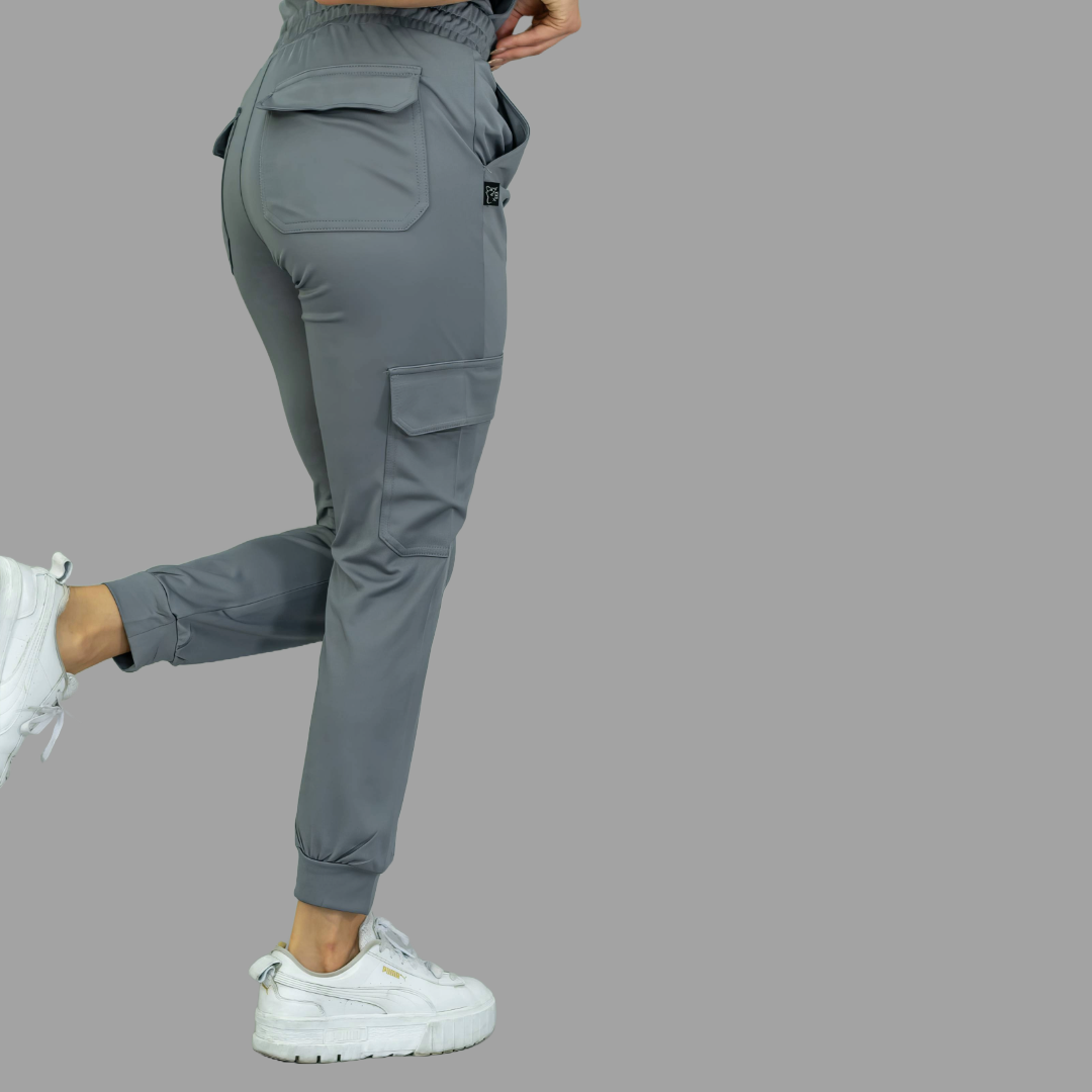Women's Jogger  910 Gris Medio Super Stretch Scrubs.