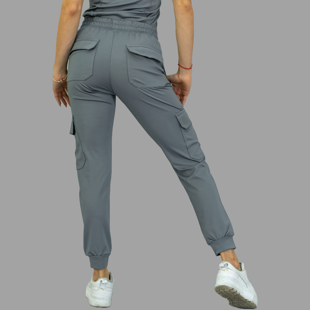 Women's Jogger  910 Gris Medio Super Stretch Scrubs.
