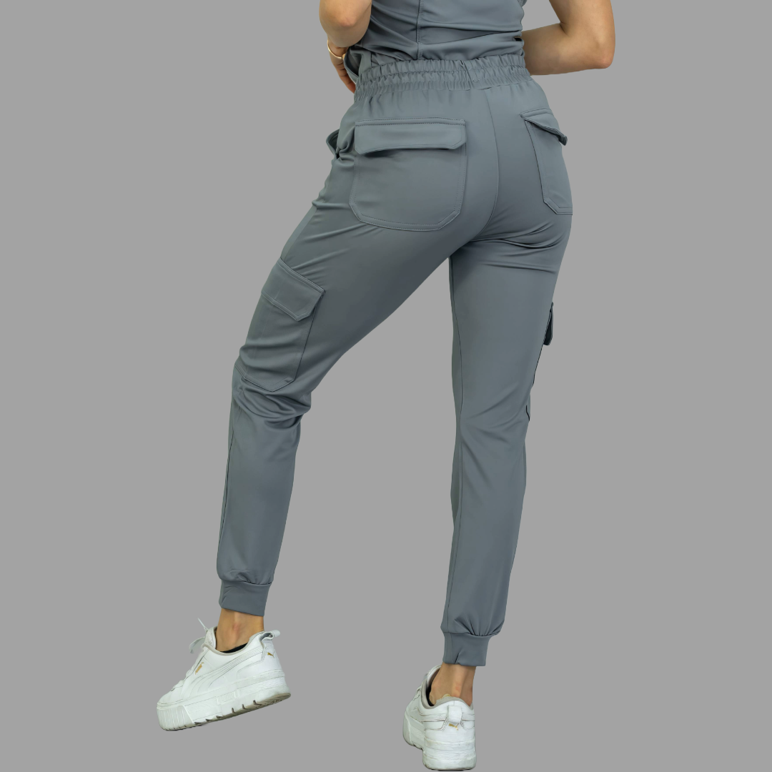 Women's Jogger  910 Gris Medio Super Stretch Scrubs.