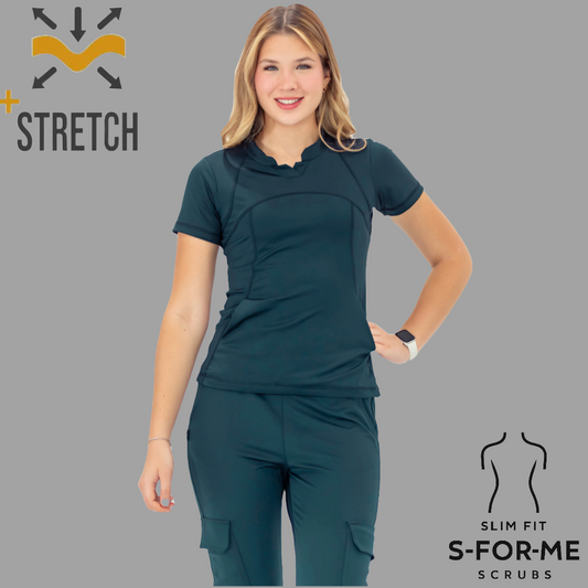 Filipina Est. 910 Quirúrgica Azul Petroleo Mujer, Super Stretch, Scrubs 910