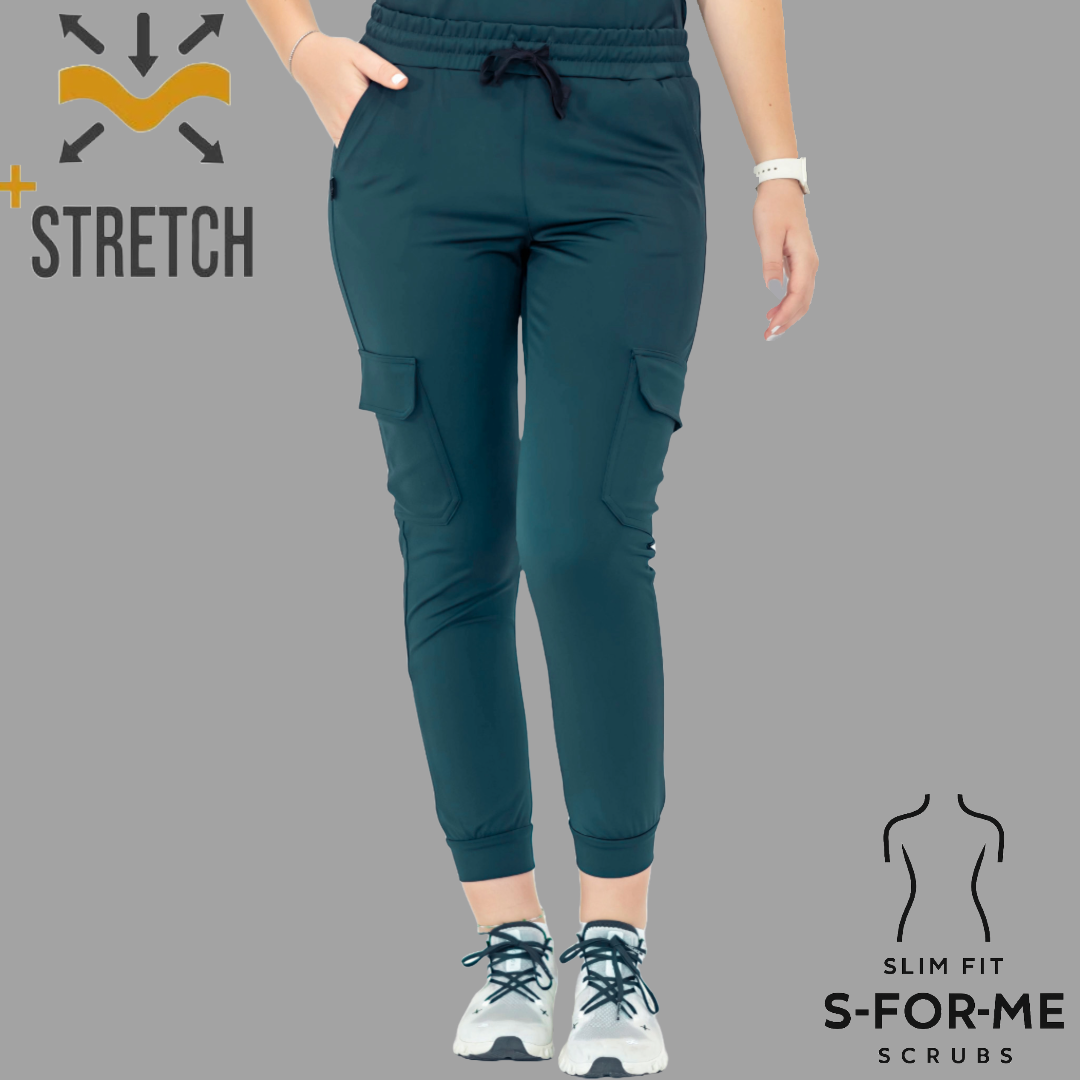 Conjunto Quirúrgico Súper Stretch Mujer – Estilo 910 Azul Petróleo