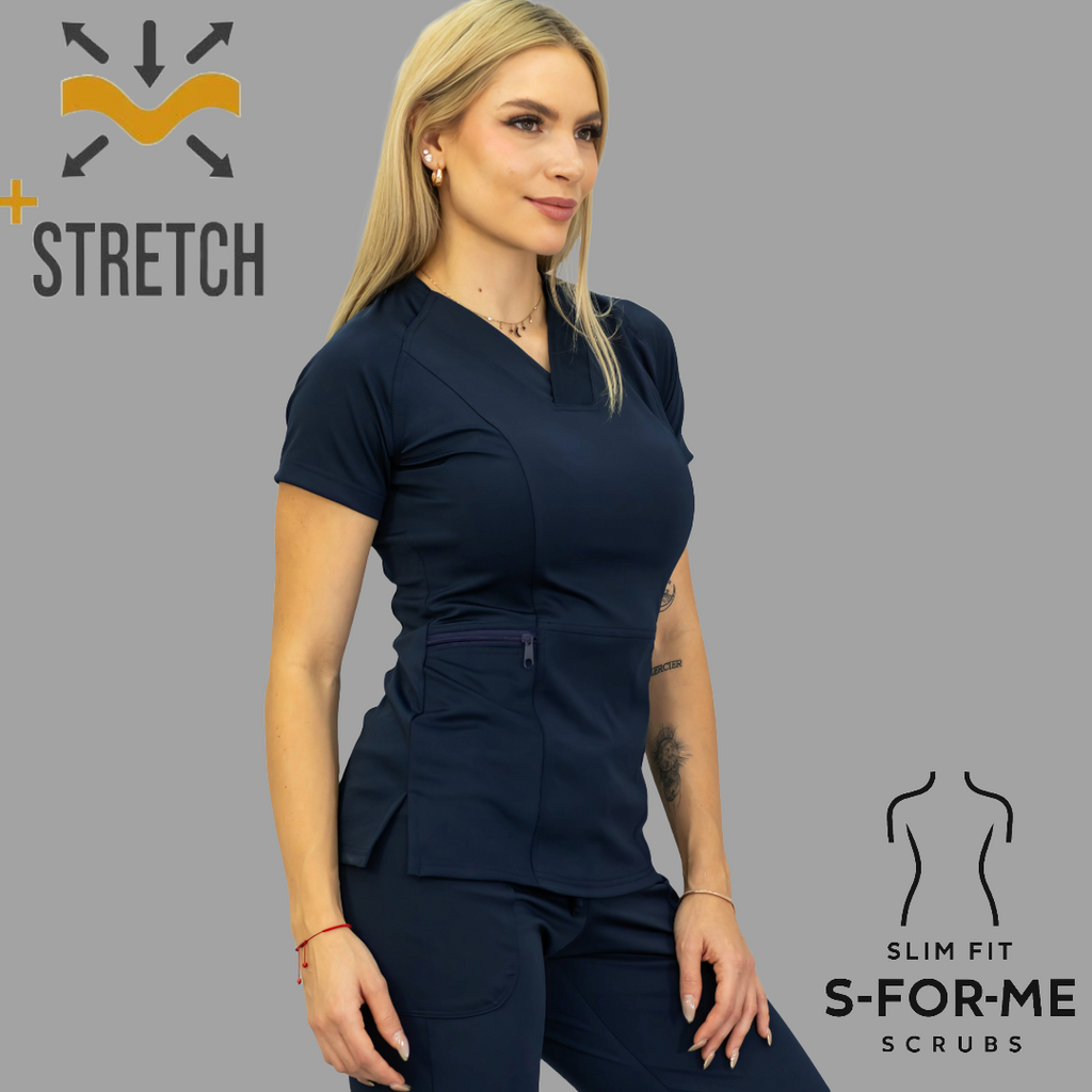 Conjunto Quirúrgico Mujer – Estilo 902 Azul Marino | Super Stretch