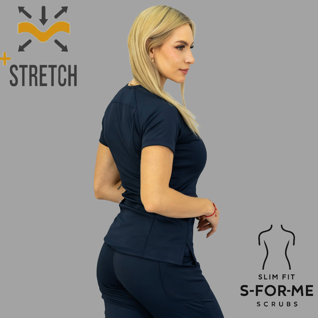 Conjunto Quirúrgico Mujer – Estilo 902 Azul Marino | Super Stretch