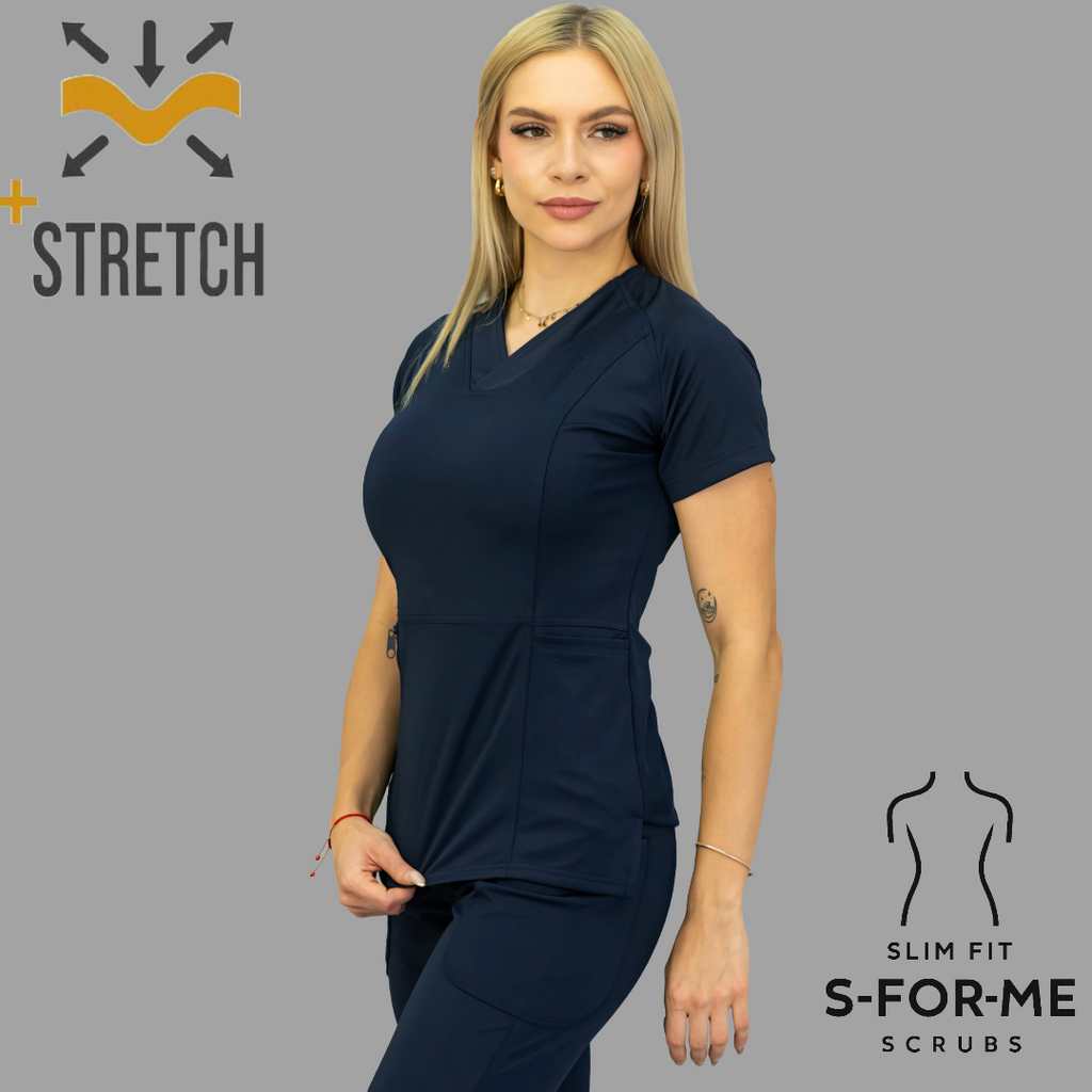 Conjunto Quirúrgico Mujer – Estilo 902 Azul Marino | Super Stretch