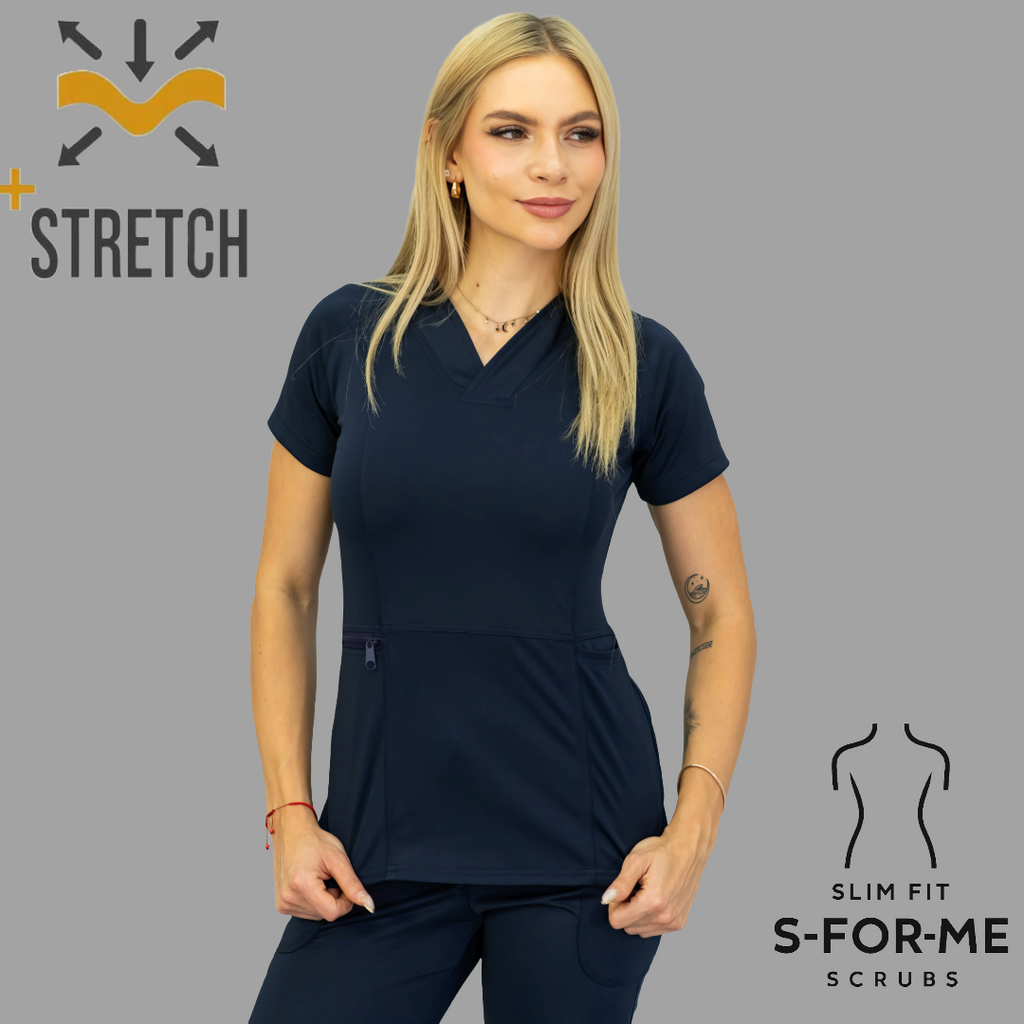 Conjunto Quirúrgico Mujer – Estilo 902 Azul Marino | Super Stretch
