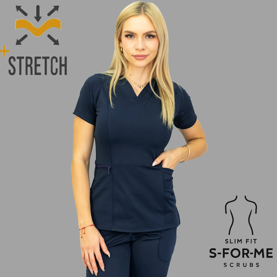 Conjunto Quirúrgico Mujer – Estilo 902 Azul Marino | Super Stretch