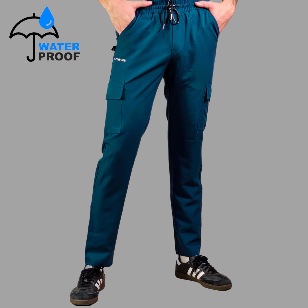 Pantalon Quirurgico Antifluido Hombre Azul Caribe, Scrubs 300