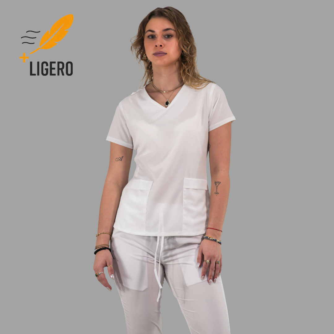 Filipina Blanco Mujer, Scrubs 600