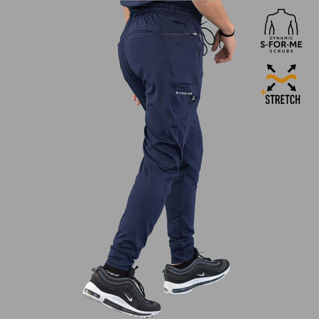 Jogger Quirúrgico Hombre Azul Marino Super Stretch, Scrubs 920