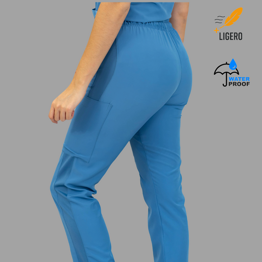 Pantalon Mujer 530 Quirúrgico Azul Plumbago Relaxed, Scrubs 530